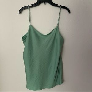 Banana Republic Green Satin Tank💚